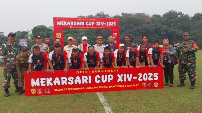 Sambut HUT ke-80 RI, Pemdes Mekarsari Rumpin Bogor Bikin Turnamen Sepakbola